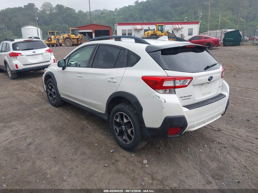 2018 Subaru Xv VIN JF2GTACC9JH309519 IAAI salvage auction — RIGHT FRONT, Salvage (Pennsylvania), sold $2,050 on 2026-07-21 (photo 3)