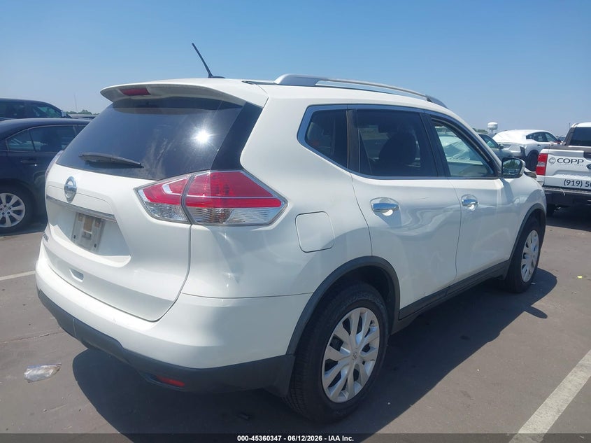 2016 Nissan Rogue VIN JN8AT2MT3GW017186 IAAI salvage auction — FRONT END, Salvage (Idaho), sold $1,375 on 2026-07-15 (photo 4)