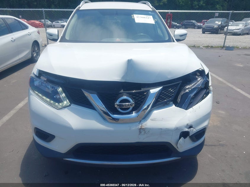 2016 Nissan Rogue VIN JN8AT2MT3GW017186 IAAI salvage auction — FRONT END, Salvage (Idaho), sold $1,375 on 2026-07-15 (photo 6)