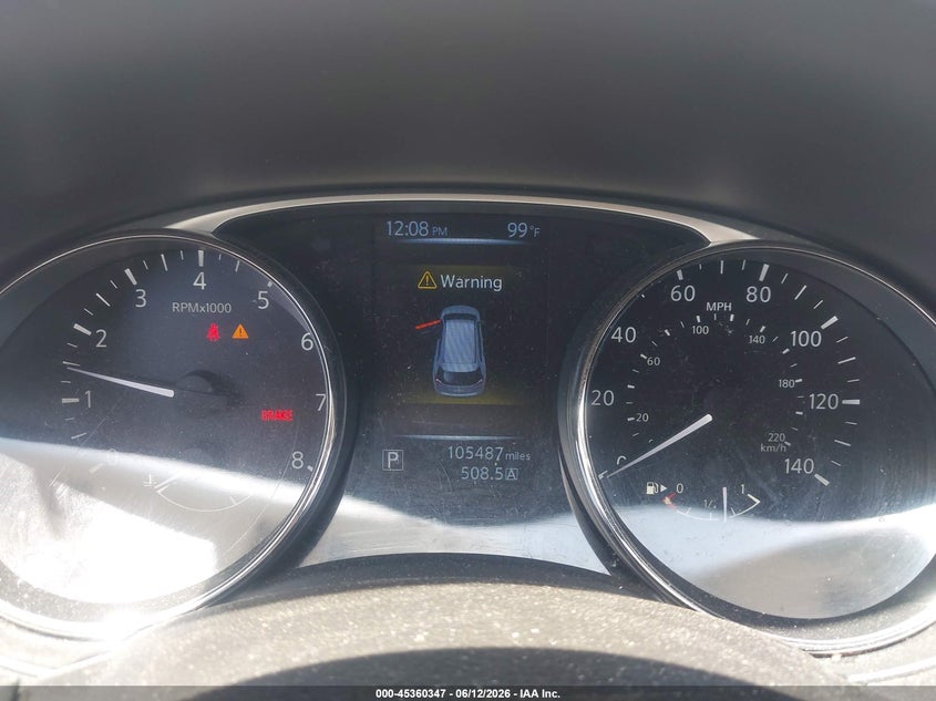 2016 Nissan Rogue VIN JN8AT2MT3GW017186 IAAI salvage auction — FRONT END, Salvage (Idaho), sold $1,375 on 2026-07-15 (photo 7)