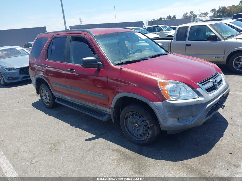 2004 Honda Cr-v VIN JHLRD68464C003949 IAAI salvage auction — UNKNOWN, Salvage (California), sold $525 on 2026-07-09 (photo 1)