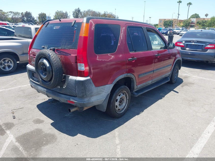 2004 Honda Cr-v VIN JHLRD68464C003949 IAAI salvage auction — UNKNOWN, Salvage (California), sold $525 on 2026-07-09 (photo 4)