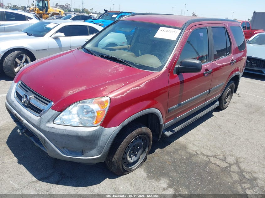2004 Honda Cr-v VIN JHLRD68464C003949 IAAI salvage auction — UNKNOWN, Salvage (California), sold $525 on 2026-07-09 (photo 6)