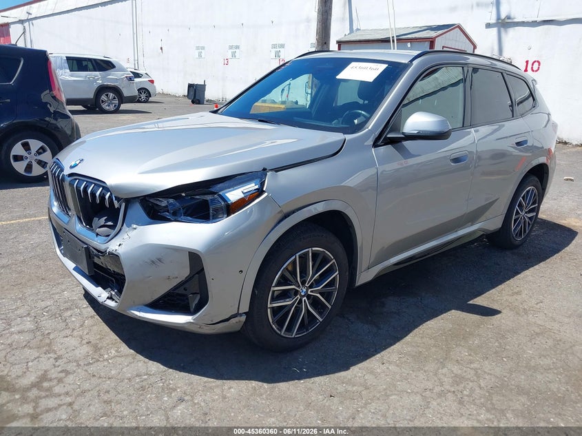 2025 BMW X1 VIN WBX73EF04S5307643 IAAI salvage auction — LEFT FRONT, Salvage (Oregon), sold $15,850 on 2026-08-13 (photo 2)