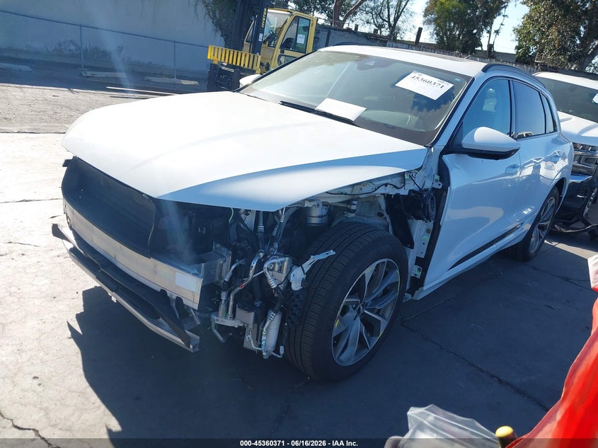 2021 Audi E-tron VIN WA1LAAGE7MB001300 IAAI salvage auction — FRONT END, Salvage Title, sold $13,500 on 2026-07-22 (photo 2)