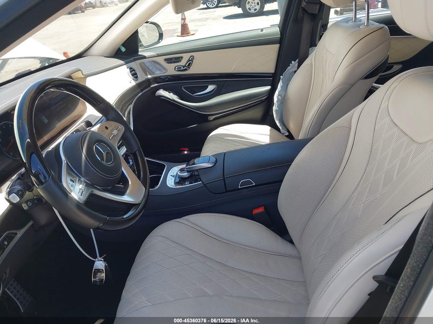 2019 Mercedes-benz S-klasse VIN WDDUG8DB4KA438272 IAAI salvage auction — FRONT & REAR, Salvage Title, sold $14,300 on 2026-07-29 (photo 5)