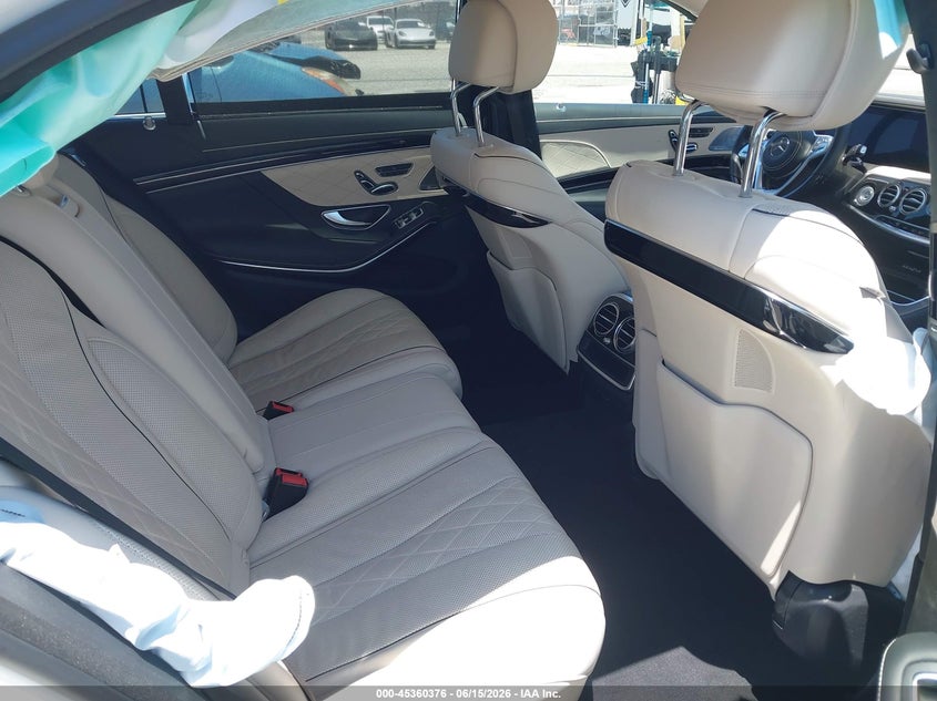 2019 Mercedes-benz S-klasse VIN WDDUG8DB4KA438272 IAAI salvage auction — FRONT & REAR, Salvage Title, sold $14,300 on 2026-07-23 (photo 8)
