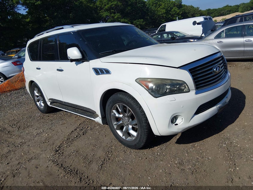 2011 Infiniti Qx56 VIN JN8AZ2NE5B9002985 IAAI salvage auction — REAR END, Bill Of Sale (New York), sold $25 on 2026-07-21 (photo 1)