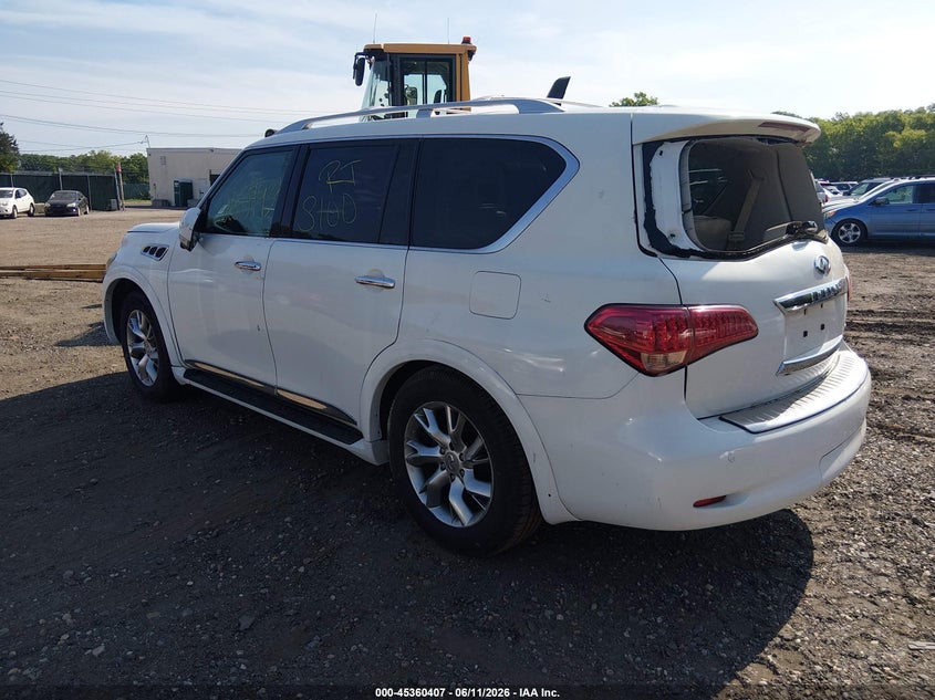2011 Infiniti Qx56 VIN JN8AZ2NE5B9002985 IAAI salvage auction — REAR END, Bill Of Sale (New York), sold $25 on 2026-07-21 (photo 3)