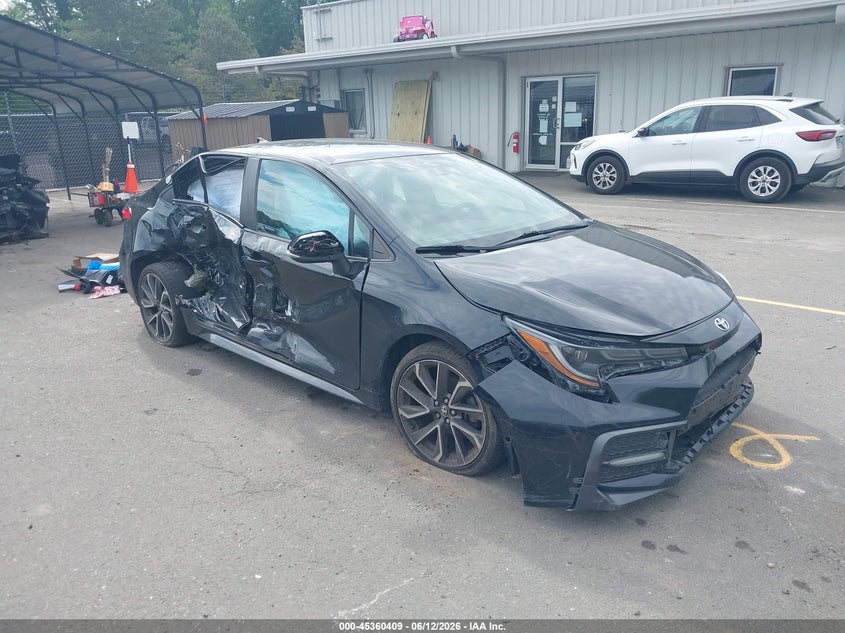 2020 Toyota Corolla VIN 5YFS4RCE1LP007378 IAAI salvage auction — RIGHT SIDE, Salvage (Connecticut), sold $3,550 on 2026-07-23 (photo 1)