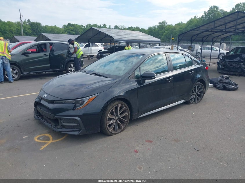 2020 Toyota Corolla VIN 5YFS4RCE1LP007378 IAAI salvage auction — RIGHT SIDE, Salvage (Connecticut), sold $3,550 on 2026-07-23 (photo 2)