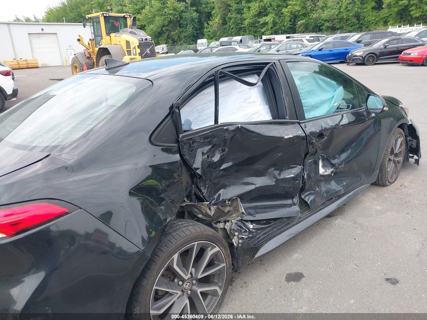 2020 Toyota Corolla VIN 5YFS4RCE1LP007378 IAAI salvage auction — RIGHT SIDE, Salvage (Connecticut), sold $3,550 on 2026-07-23 (photo 6)