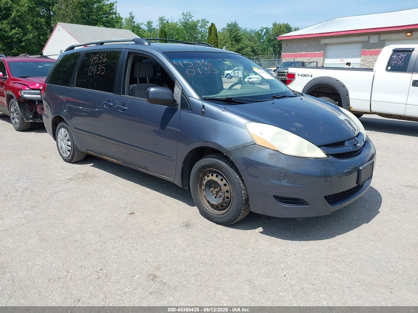 2006 Toyota Sienna VIN 5TDZA23CX6S530746 IAAI salvage auction — NORMAL WEAR, Original (Maine), sold $400 on 2026-07-20 (photo 1)