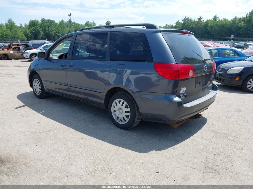 2006 Toyota Sienna VIN 5TDZA23CX6S530746 IAAI salvage auction — NORMAL WEAR, Original (Maine), sold $400 on 2026-07-20 (photo 3)