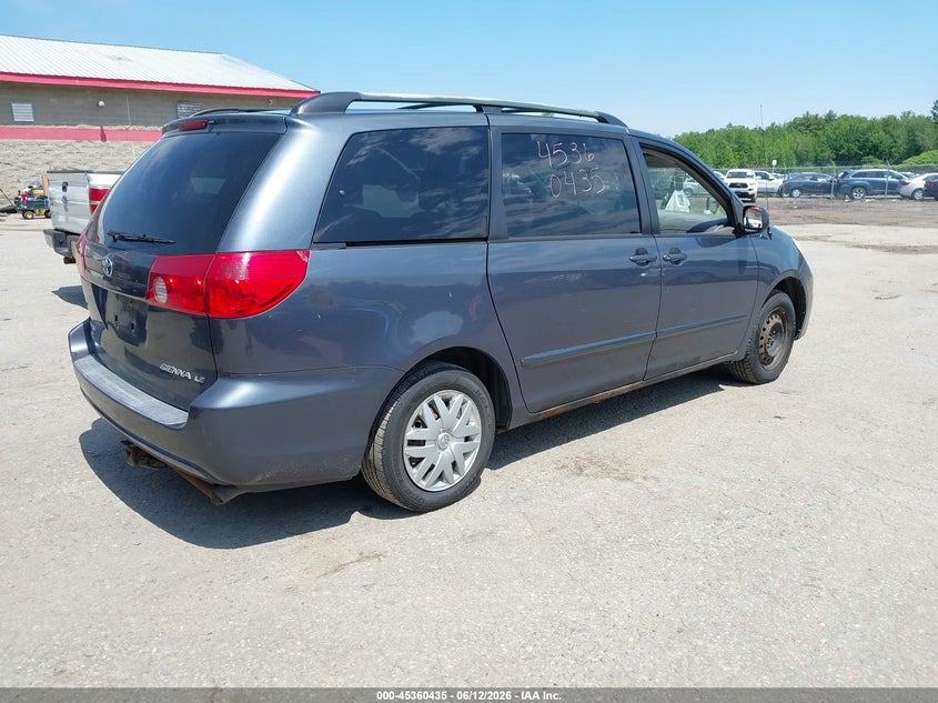 2006 Toyota Sienna VIN 5TDZA23CX6S530746 IAAI salvage auction — NORMAL WEAR, Original (Maine), sold $400 on 2026-07-20 (photo 4)