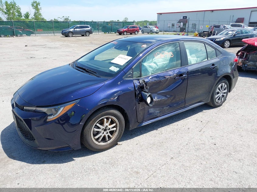2022 Toyota Corolla VIN JTDEAMDE6NJ049883 IAAI salvage auction — LEFT SIDE, Mv-907A (New York), sold $7,300 on 2026-07-14 (photo 2)