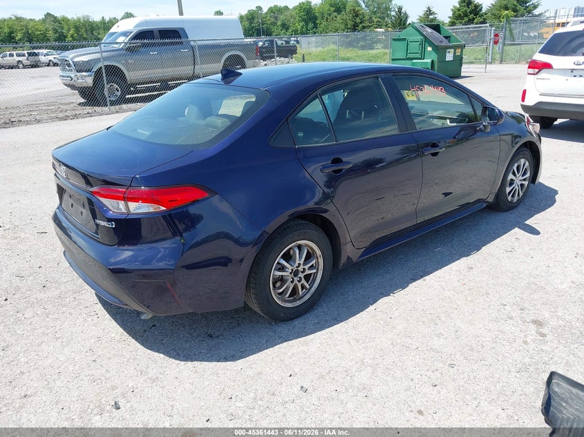 2022 Toyota Corolla VIN JTDEAMDE6NJ049883 IAAI salvage auction — LEFT SIDE, Mv-907A (New York), sold $7,300 on 2026-07-14 (photo 4)