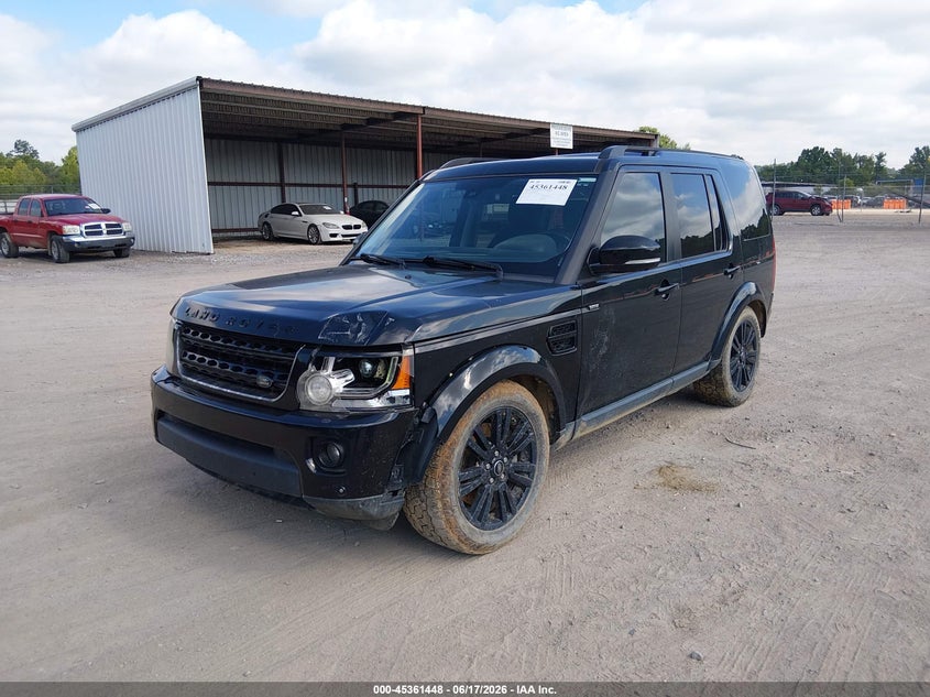 2016 Land rover Lr4 VIN SALAG2V68GA801510 IAAI salvage auction — FRONT END, Salvage (Tennessee), sold $25 on 2026-07-08 (photo 2)