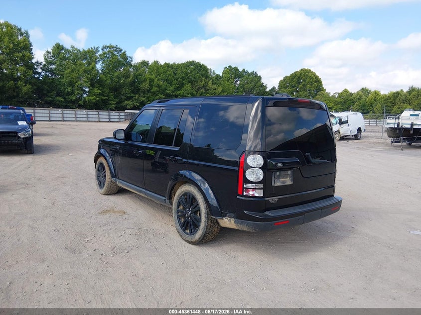 2016 Land rover Lr4 VIN SALAG2V68GA801510 IAAI salvage auction — FRONT END, Salvage (Tennessee), sold $25 on 2026-07-08 (photo 3)