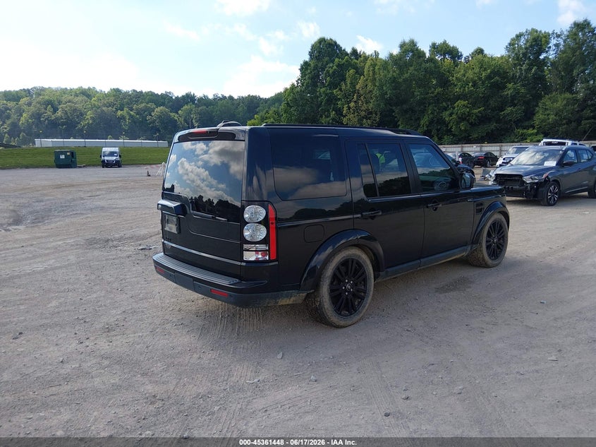 2016 Land rover Lr4 VIN SALAG2V68GA801510 IAAI salvage auction — FRONT END, Salvage (Tennessee), sold $25 on 2026-07-08 (photo 4)