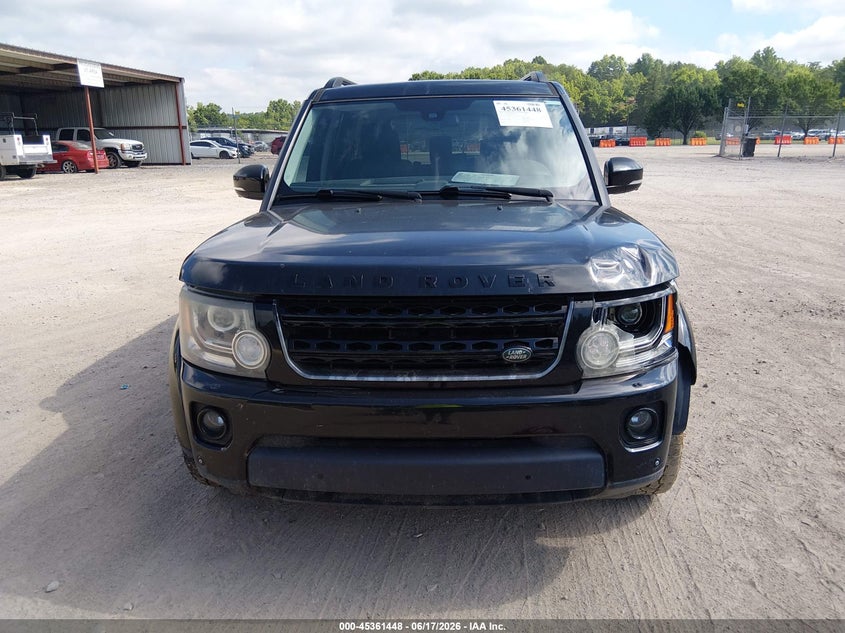 2016 Land rover Lr4 VIN SALAG2V68GA801510 IAAI salvage auction — FRONT END, Salvage (Tennessee), sold $25 on 2026-07-08 (photo 6)