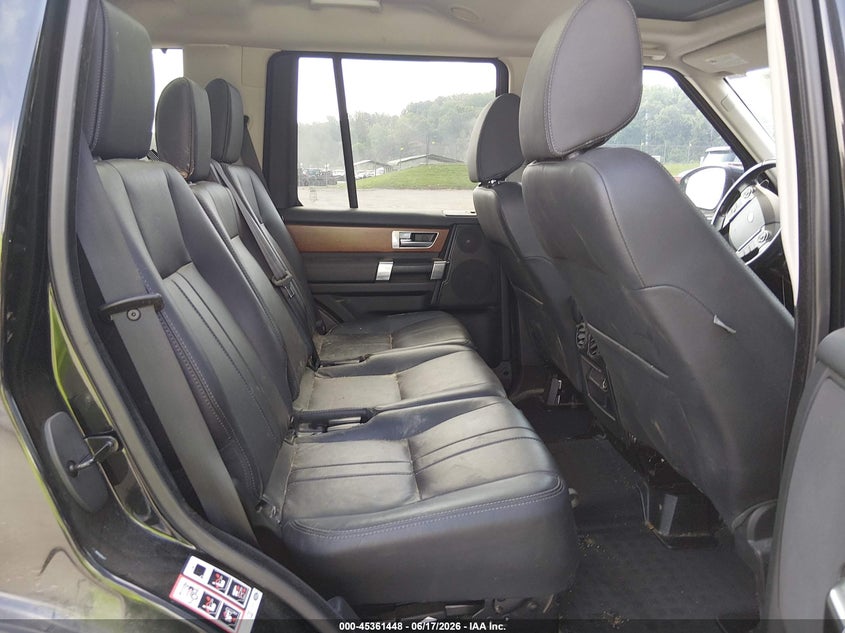 2016 Land rover Lr4 VIN SALAG2V68GA801510 IAAI salvage auction — FRONT END, Salvage (Tennessee), sold $25 on 2026-07-08 (photo 8)