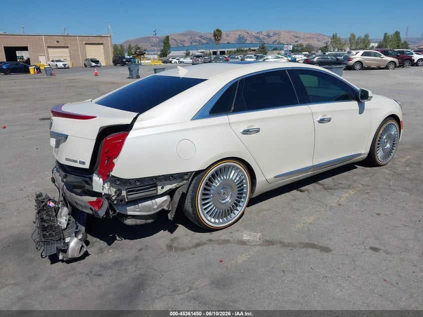 2013 Cadillac Xts VIN 2G61U5S30D9199496 IAAI salvage auction — REAR END, Salvage Title, sold $1,500 on 2026-07-19 (photo 4)