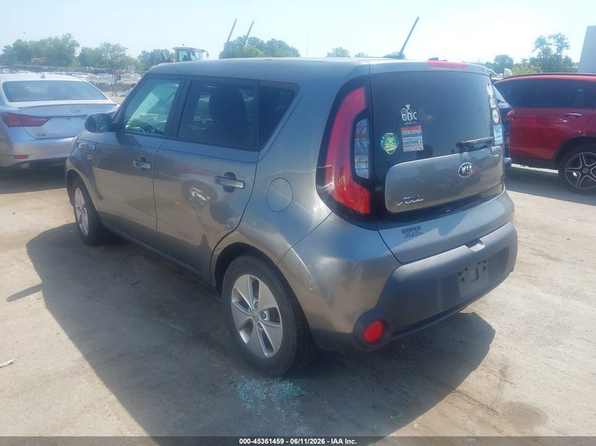 2016 Kia Soul VIN KNDJN2A26G7351241 IAAI salvage auction — NORMAL WEAR, Clear (Missouri), sold $675 on 2026-07-27 (photo 3)