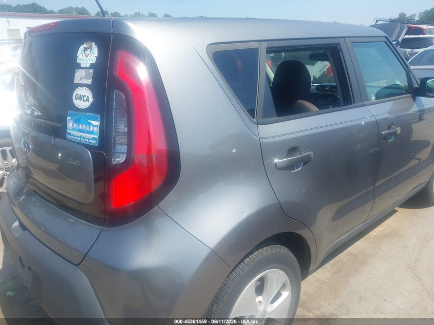 2016 Kia Soul VIN KNDJN2A26G7351241 IAAI salvage auction — NORMAL WEAR, Clear (Missouri), sold $675 on 2026-07-27 (photo 6)