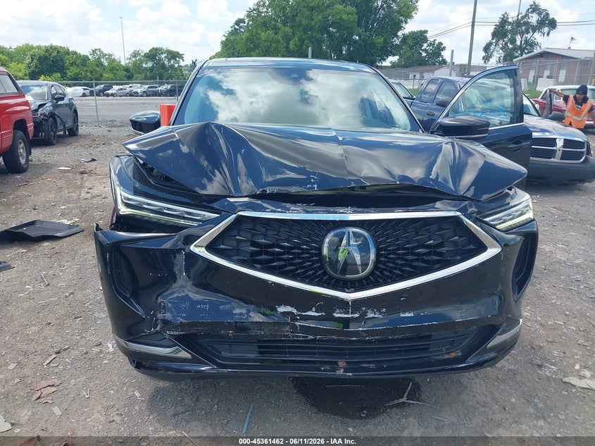2023 Acura Mdx VIN 5J8YE1H30PL028089 IAAI salvage auction — FRONT END, Clear (Tennessee), sold $11,000 on 2026-07-23 (photo 6)