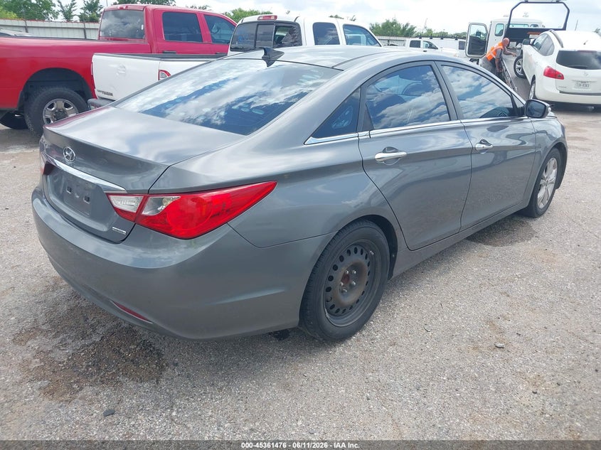 2013 Hyundai Sonata VIN 5NPEC4AC1DH635234 IAAI salvage auction — RIGHT SIDE, Original (Texas), sold $425 on 2026-07-08 (photo 4)