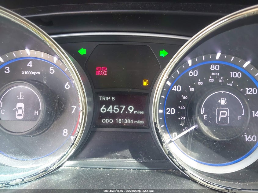 2013 Hyundai Sonata VIN 5NPEC4AC1DH635234 IAAI salvage auction — RIGHT SIDE, Original (Texas), sold $425 on 2026-07-08 (photo 7)