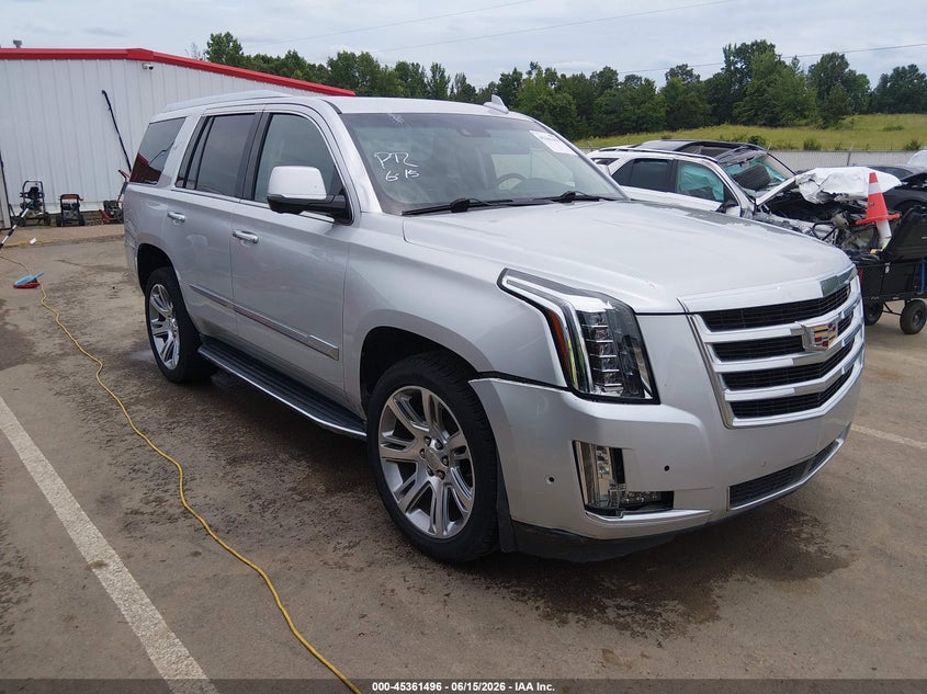 2018 Cadillac Escalade VIN 1GYS4CKJ8JR252865 IAAI salvage auction — FRONT END, Salvage (Mississippi), sold $13,700 on 2026-07-09 (photo 1)