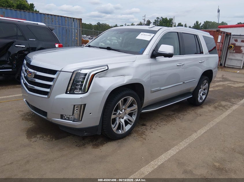 2018 Cadillac Escalade VIN 1GYS4CKJ8JR252865 IAAI salvage auction — FRONT END, Salvage (Mississippi), sold $13,700 on 2026-07-09 (photo 2)