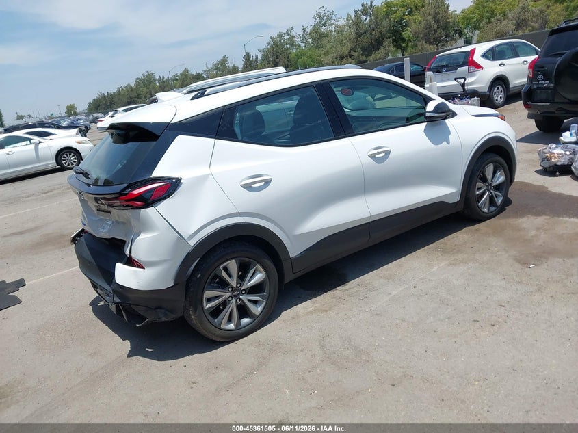 2023 Chevrolet Bolt euv VIN 1G1FY6S03P4208159 IAAI salvage auction — REAR END, Salvage (California), sold $7,350 on 2026-07-23 (photo 4)