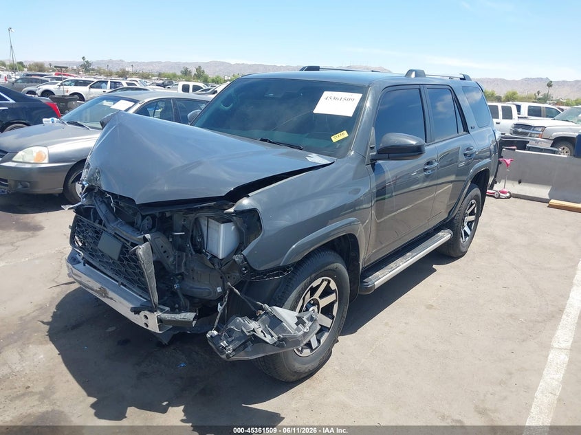 2024 Toyota 4runner VIN JTEEU5JR8R5306783 IAAI salvage auction — FRONT END, Salvage (Arizona), sold $9,100 on 2026-07-21 (photo 2)