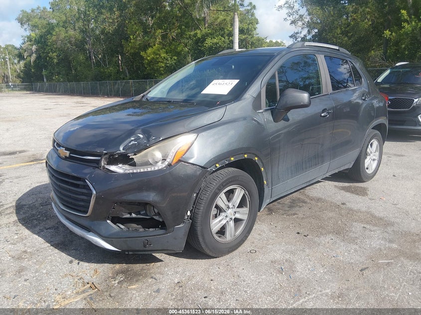 2017 Chevrolet Trax VIN KL7CJLSB1HB150562 IAAI salvage auction — LEFT FRONT, Rebuildable (Florida), sold $1,100 on 2026-07-13 (photo 2)