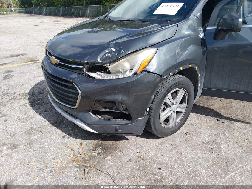 2017 Chevrolet Trax VIN KL7CJLSB1HB150562 IAAI salvage auction — LEFT FRONT, Rebuildable (Florida), sold $1,100 on 2026-07-13 (photo 6)