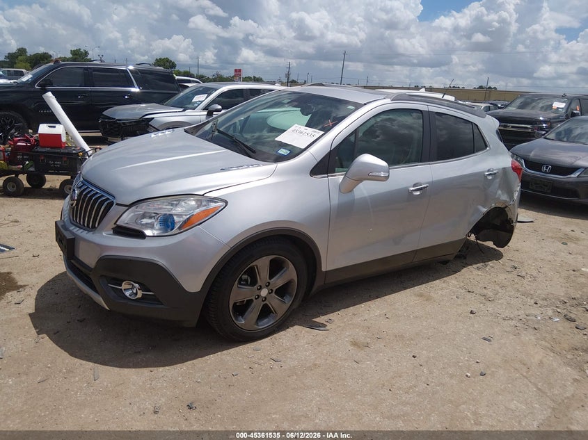 2014 Buick Encore VIN KL4CJBSB4EB684044 IAAI salvage auction — LEFT REAR, Salvage (Texas), sold $525 on 2026-07-09 (photo 2)