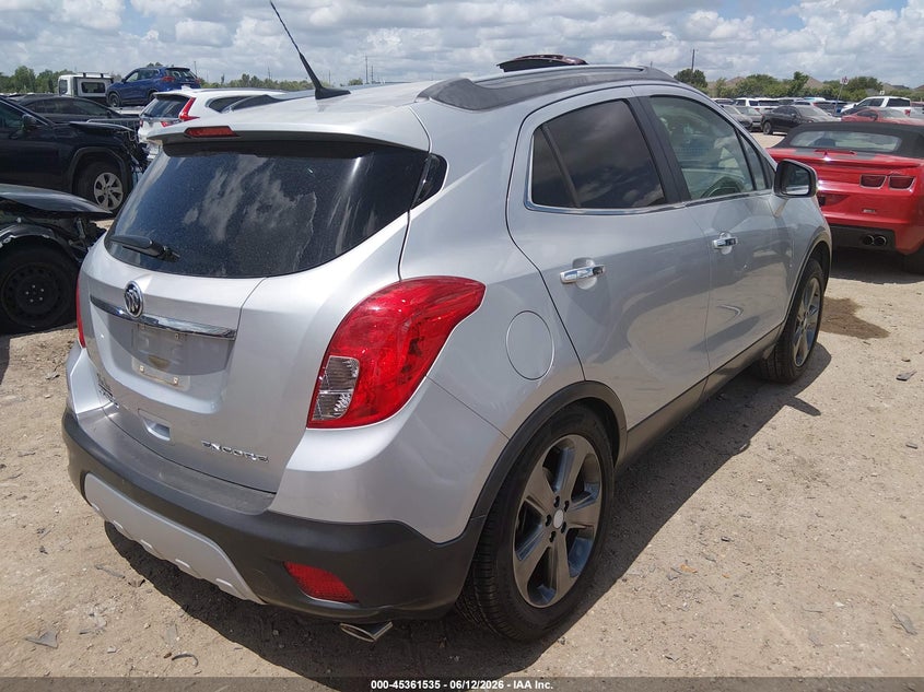 2014 Buick Encore VIN KL4CJBSB4EB684044 IAAI salvage auction — LEFT REAR, Salvage (Texas), sold $525 on 2026-07-09 (photo 4)