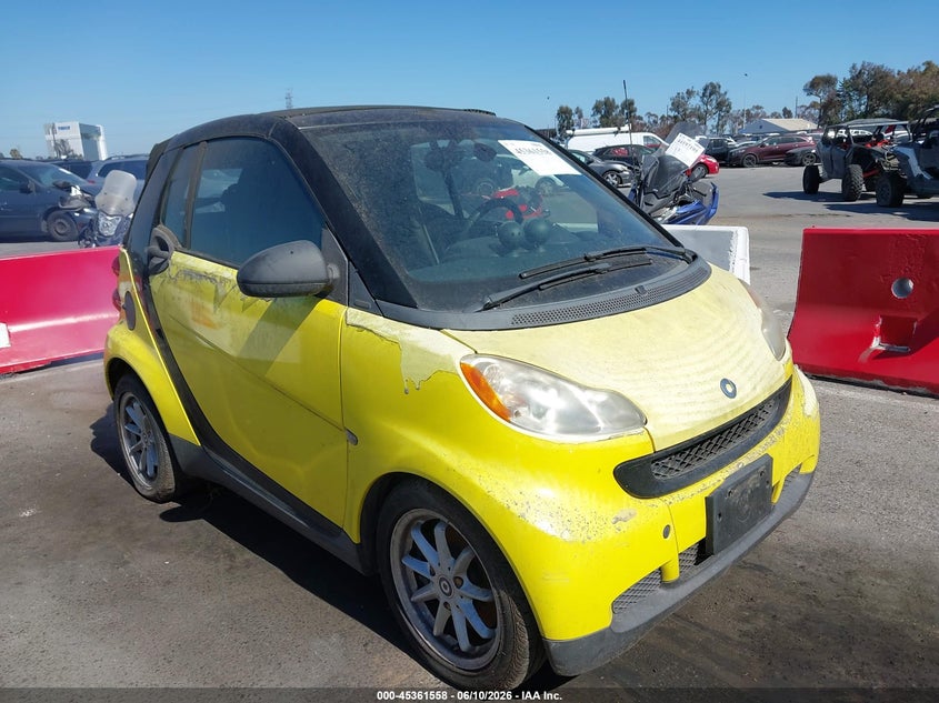 2008 Smart Fortwo VIN WMEEK31X48K176564 IAAI salvage auction — NORMAL WEAR, Clear - Dealer Only (California), sold $350 on 2026-08-13 (photo 1)