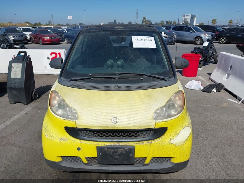2008 Smart Fortwo VIN WMEEK31X48K176564 IAAI salvage auction — NORMAL WEAR, Clear - Dealer Only (California), sold $350 on 2026-08-13 (photo 6)
