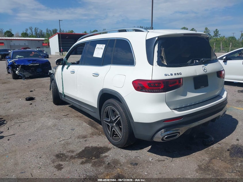 2021 Mercedes-benz Glb VIN W1N4M4GB1MW110040 IAAI salvage auction — Burn Engine, Salvage Title, sold $875 on 2026-07-29 (photo 3)