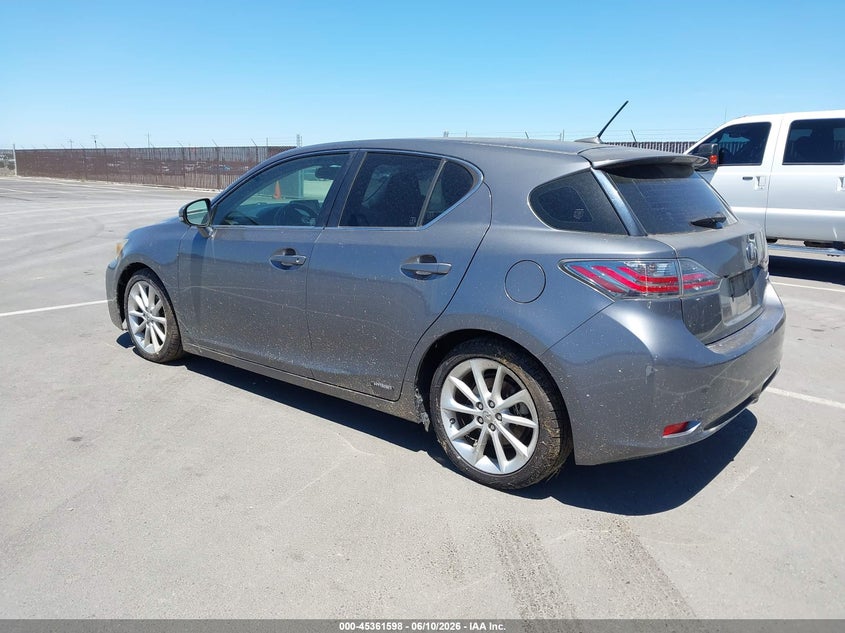 2012 Lexus Ct VIN JTHKD5BH5C2111602 IAAI salvage auction — NORMAL WEAR, Clear - Dealer Only (California), sold $2,825 on 2026-07-07 (photo 3)