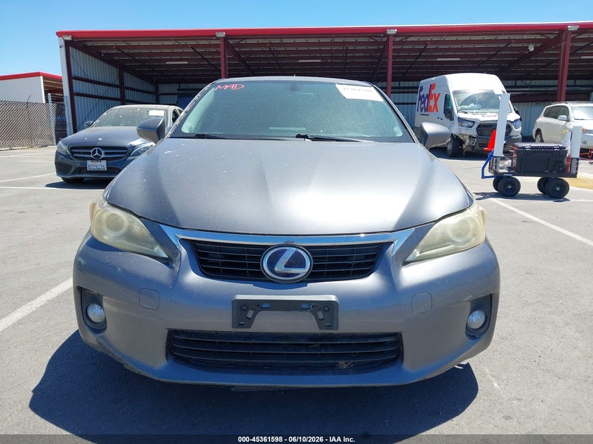 2012 Lexus Ct VIN JTHKD5BH5C2111602 IAAI salvage auction — NORMAL WEAR, Clear - Dealer Only (California), sold $2,825 on 2026-07-07 (photo 6)