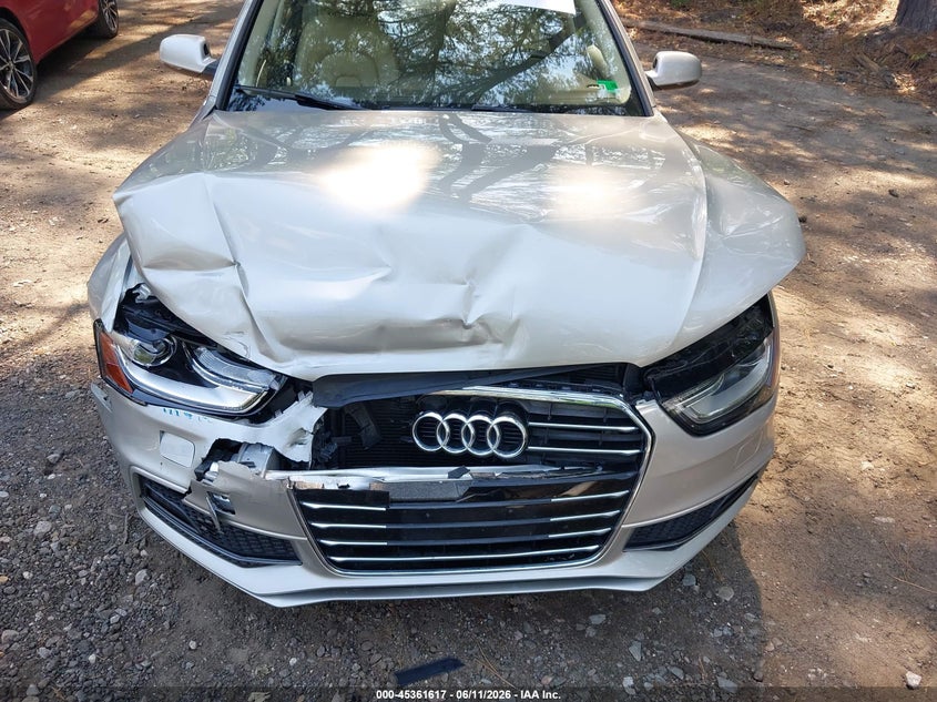 2014 Audi A4 VIN WAUFFAFLXEA081071 IAAI salvage auction — FRONT END, Clear (Virginia), sold $1,500 on 2026-07-31 (photo 6)