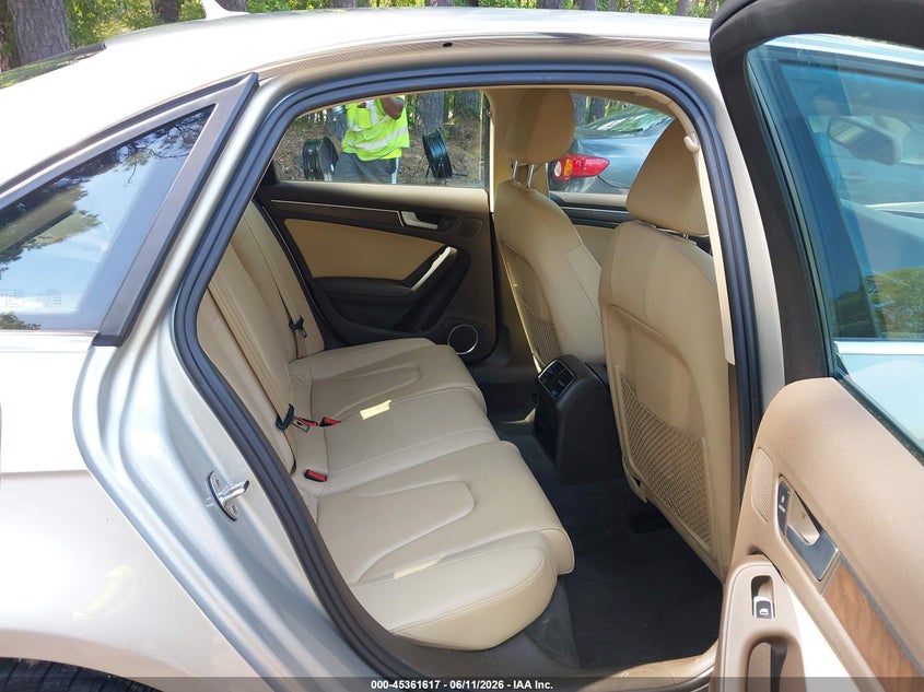 2014 Audi A4 VIN WAUFFAFLXEA081071 IAAI salvage auction — FRONT END, Clear (Virginia), sold $1,500 on 2026-07-31 (photo 8)