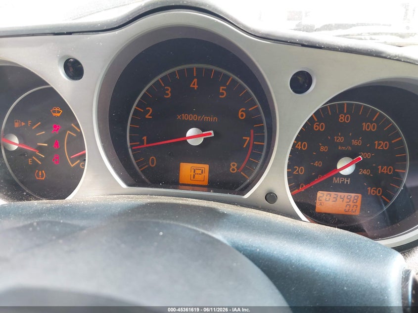 2006 Nissan 350z VIN JN1AZ34D96M330362 IAAI salvage auction — FRONT END, Salvage (North Carolina), sold $450 on 2026-07-18 (photo 7)