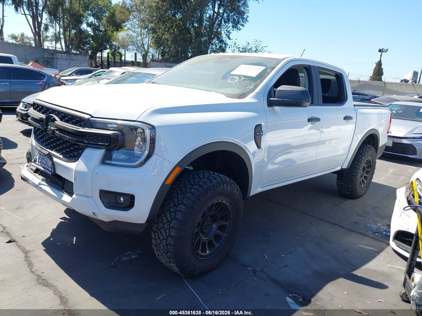 2025 Ford Ranger VIN 1FTER4BH3SLE51933 IAAI salvage auction — FRONT END, Salvage Certificate (California), sold $16,600 on 2026-07-08 (photo 2)