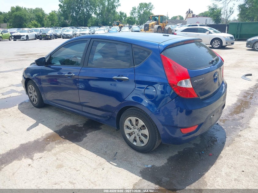 2016 Hyundai Accent VIN KMHCT5AE7GU263306 IAAI salvage auction — FRONT END, Salvage (Kansas), sold $650 on 2026-07-22 (photo 3)